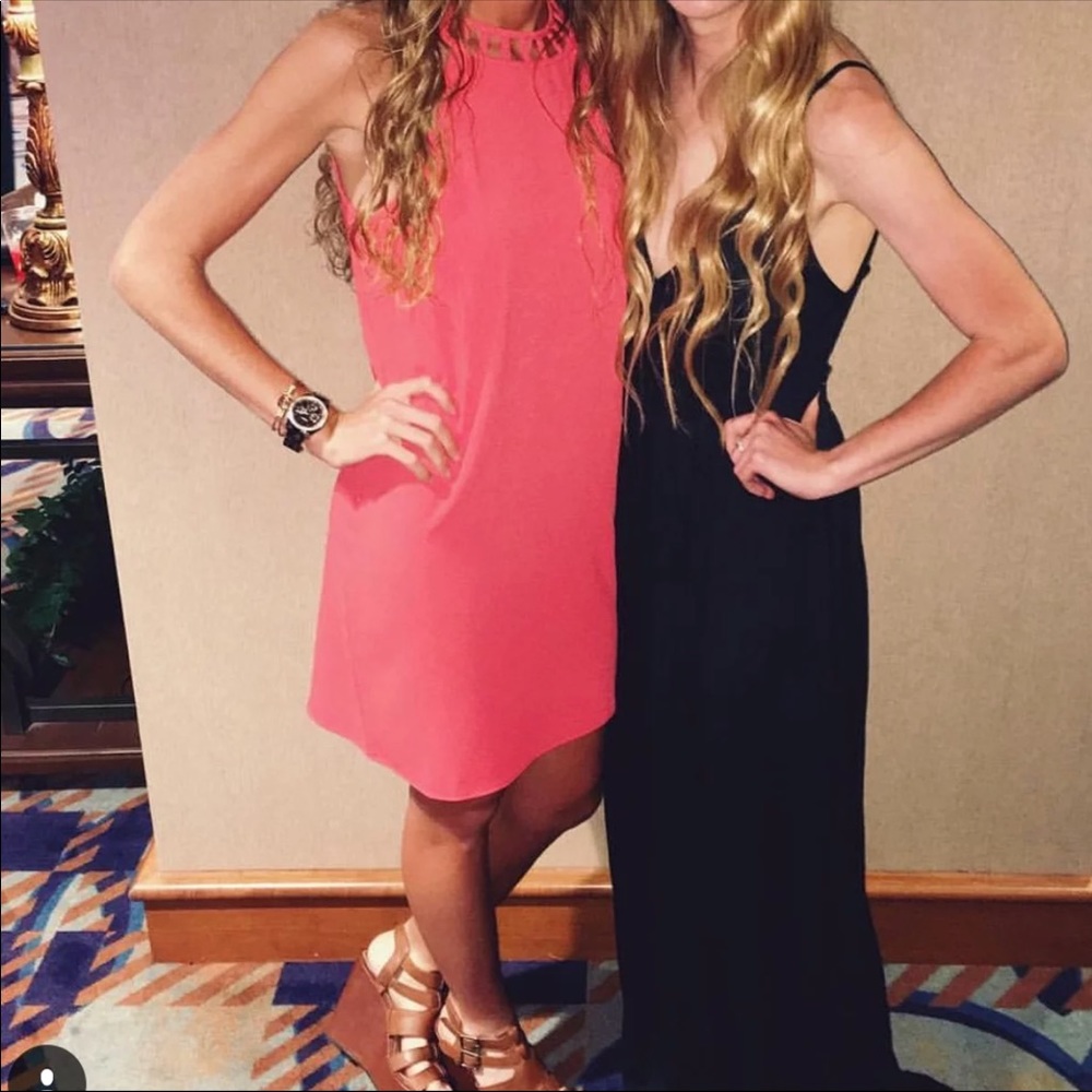 Coral dress